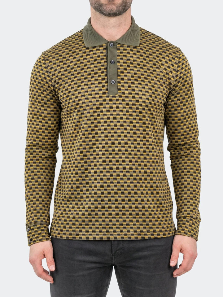 Maceoo Stretch Polos | Polo KnitRib Unknown003 Yellow