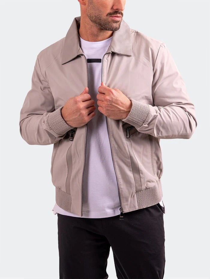 Maceoo Jacket | Bomber Resistance012 White