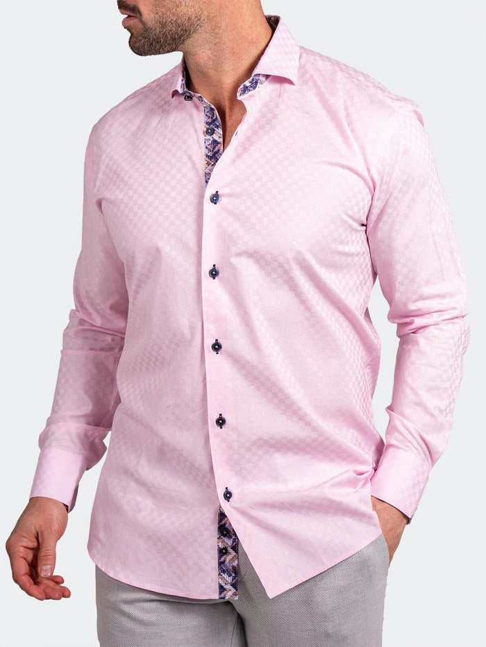 Maceoo Stretch Shirt | Eins Ascension0089 Pink