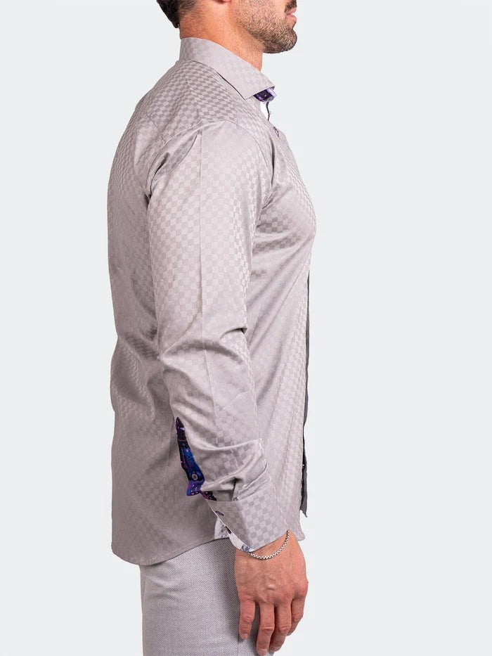 Maceoo Stretch Shirt | Eins Ascension0090 Grey