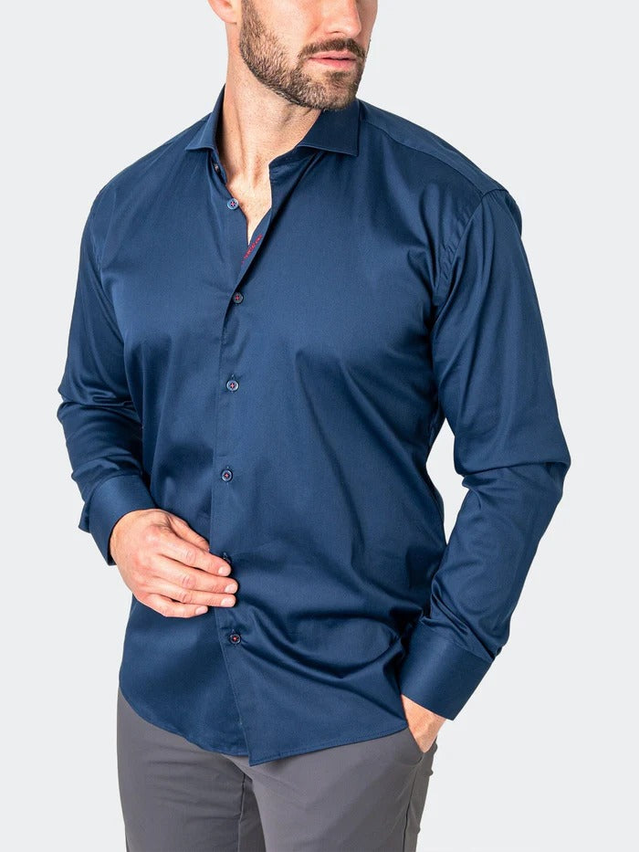 Maceoo Stretch Shirt | Einstein Soft butter Blue