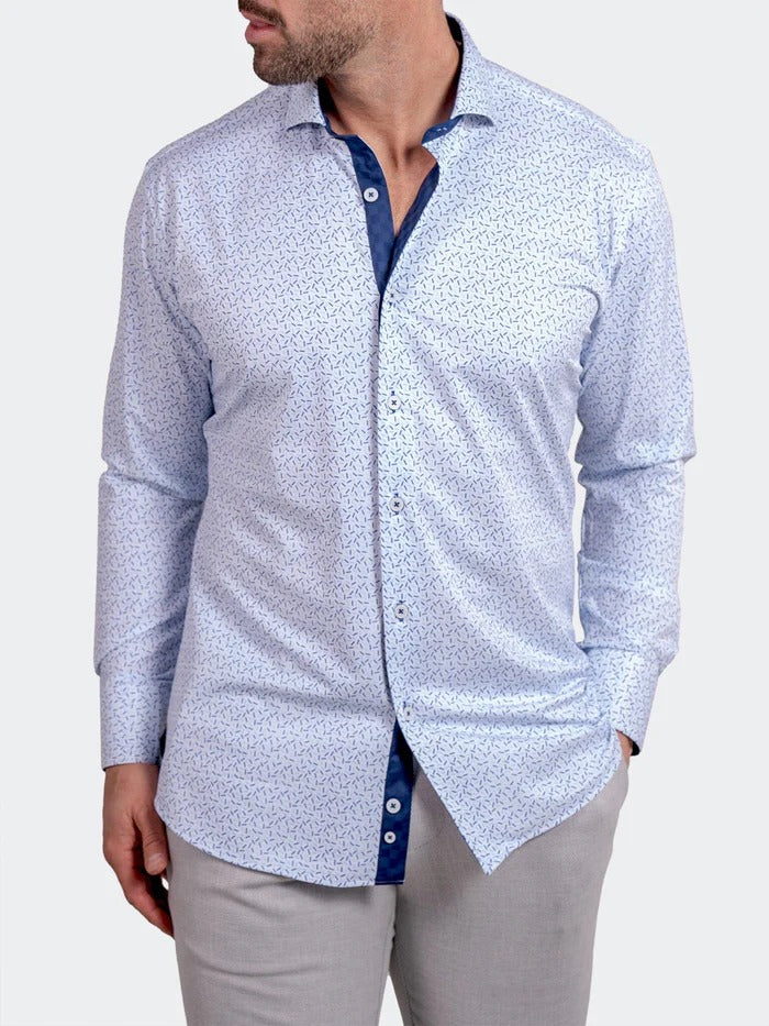 Maceoo Stretch Shirt | Eins StretchAscension3261 White
