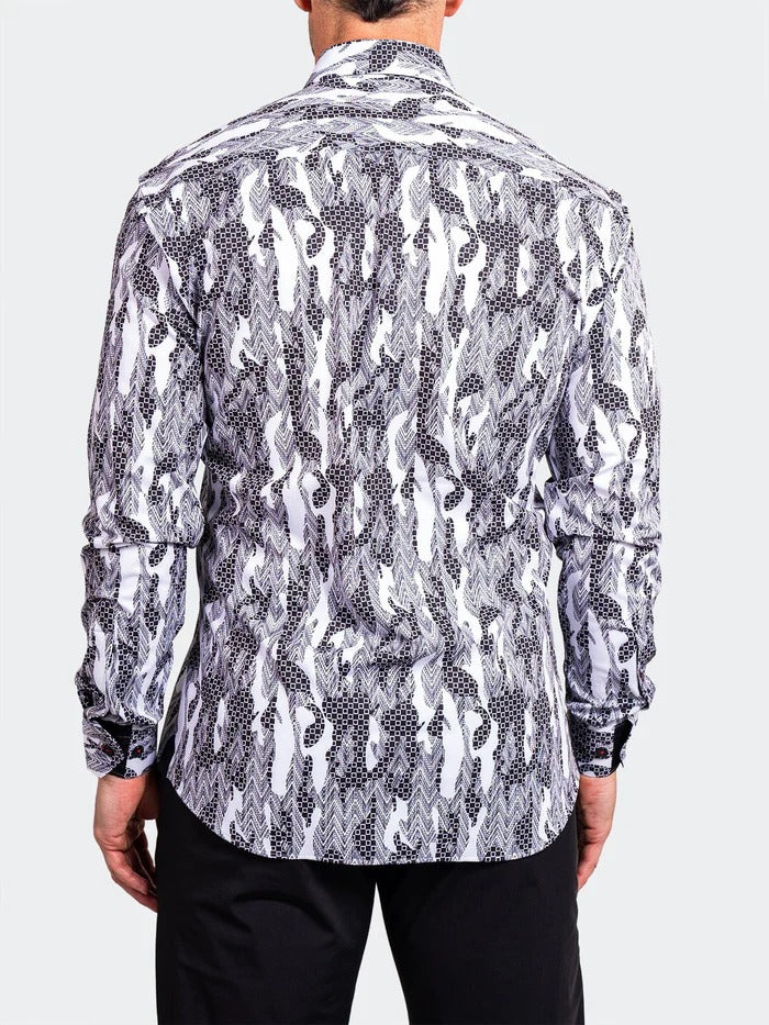 Maceoo Stretch Shirt | Fibonacci StretchAscension3268 White