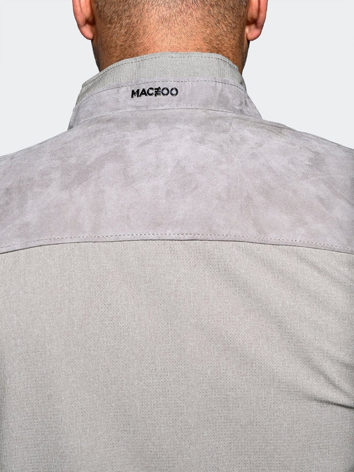 Maceoo Jacket | Bomber HalfCream Grey