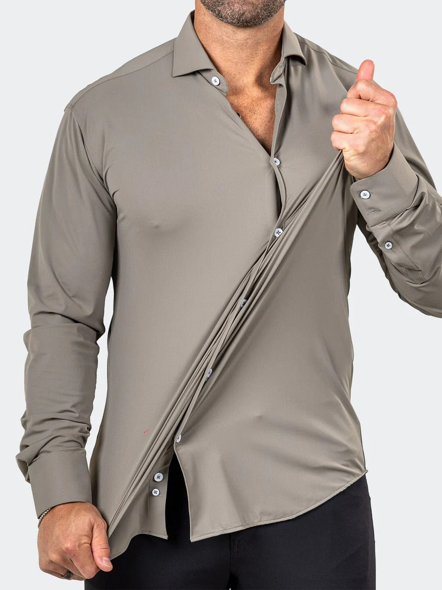 Maceoo Stretch Shirt | Eins Marthyr3015 Green