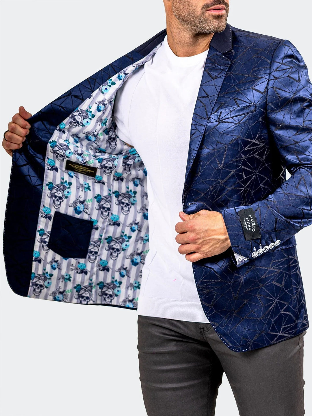 Maceoo Blazer | Blazer SocrateEvo Marthyr006 Blue