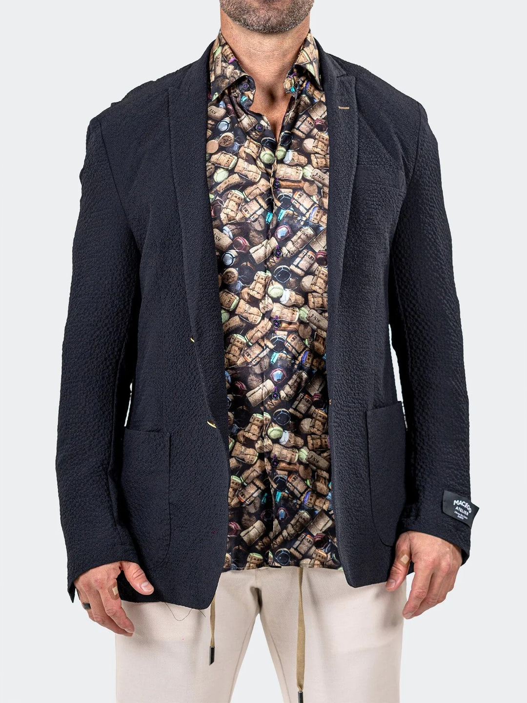 Maceoo Blazer | Blazer Uncostructed Marthyr025 Black