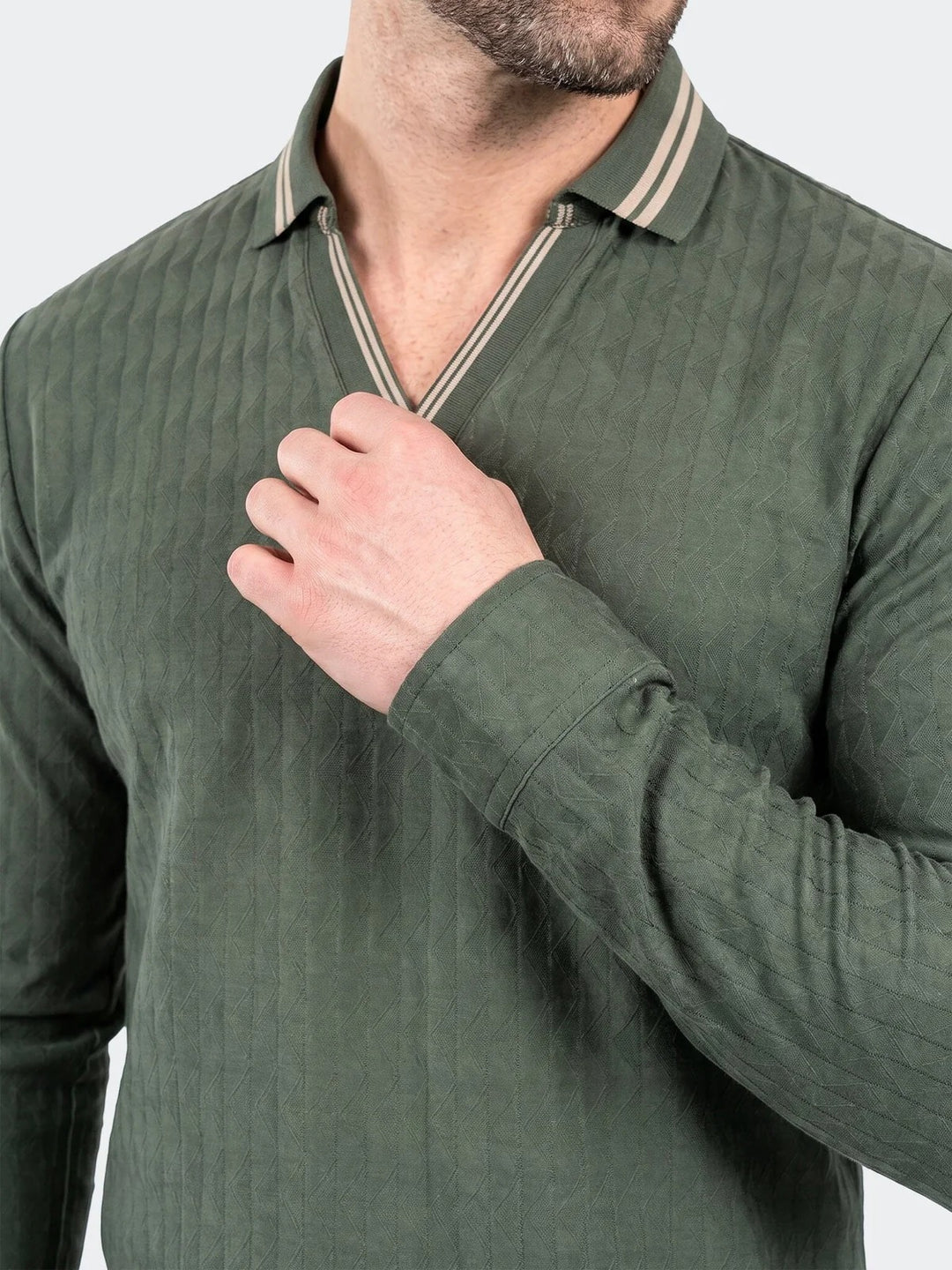 Maceoo Stretch Polos | Polo Knit Unknown006 Green