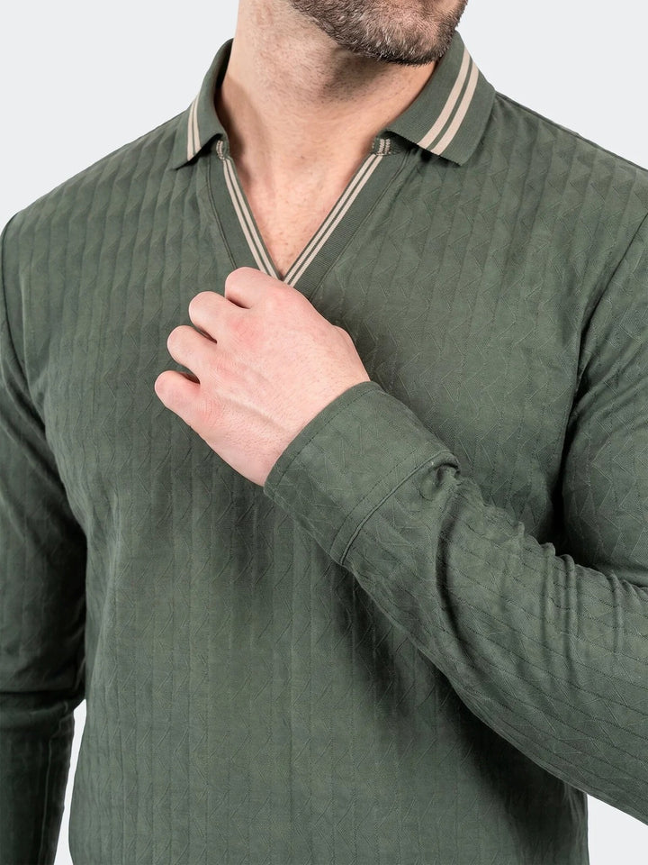 Maceoo Stretch Polos | Polo Knit Unknown006 Green
