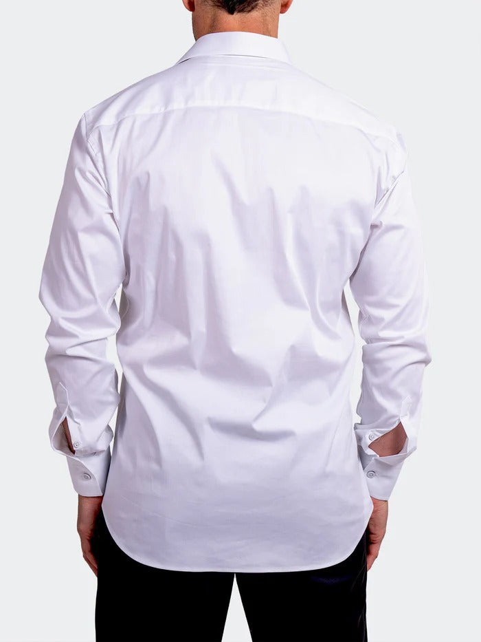 Maceoo Stretch Shirt | Blacklabel Softstretch Ascension0001 White
