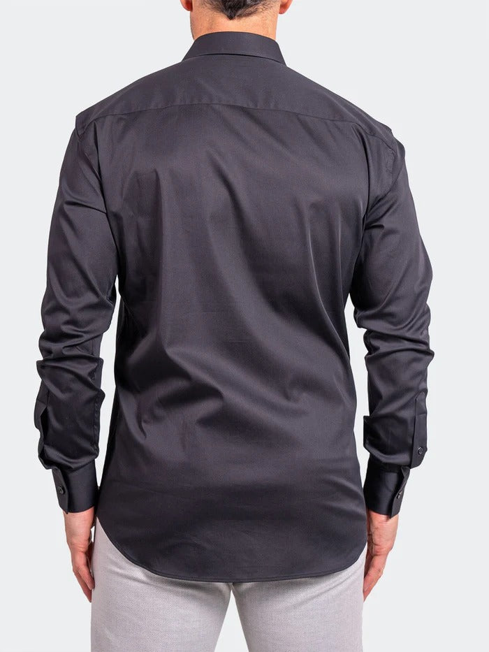 Maceoo Stretch Shirt | Blacklabel Softstretch Ascension0002 Black