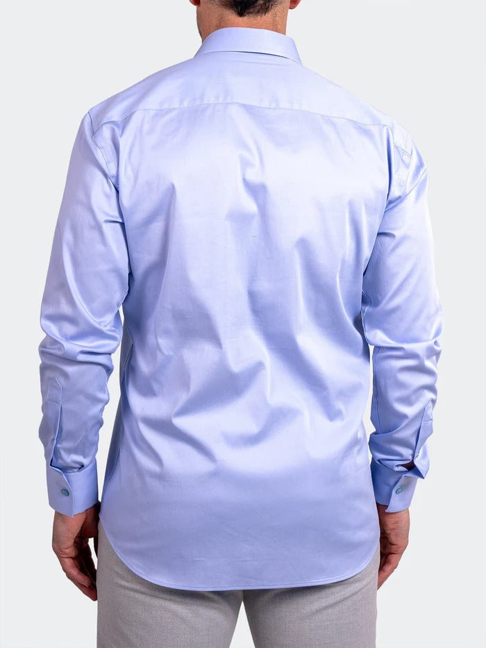 Maceoo Stretch Shirt | Blacklabel Softstretch Ascension0005 Blue