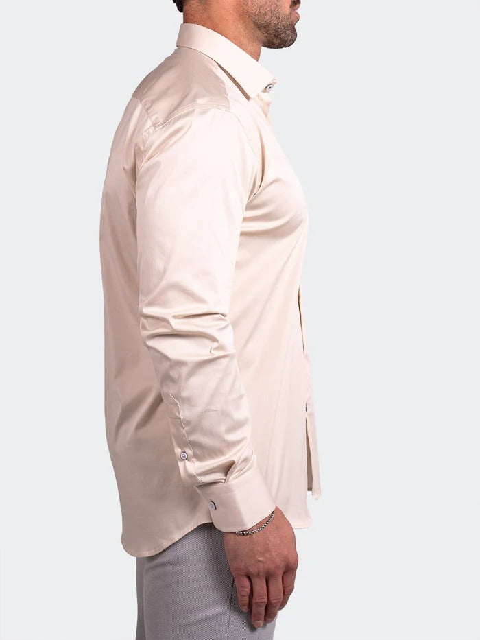 Maceoo Stretch Shirt | Blacklabel Softstretch Ascension0011 Brown
