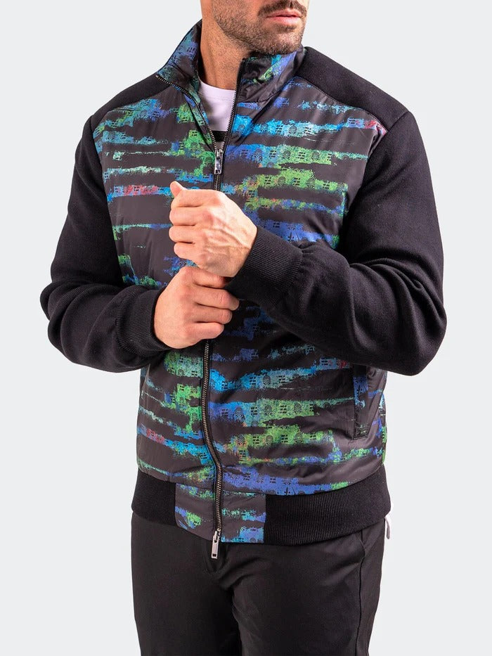 Maceoo Jacket | Bomber IconStreak Black