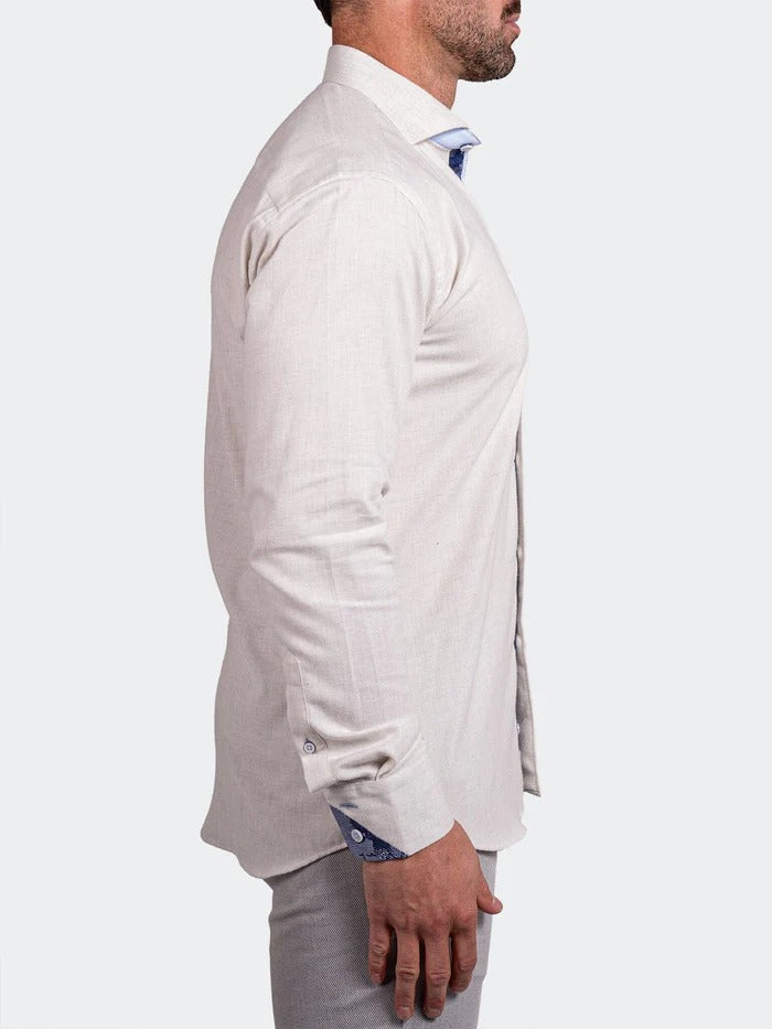Maceoo Stretch Shirt | Eins Ascension0039 White