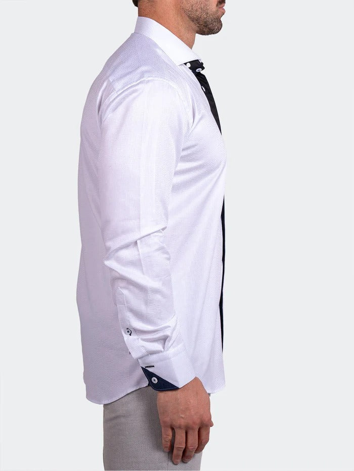 Maceoo Stretch Shirt | Eins Ascension0048 White