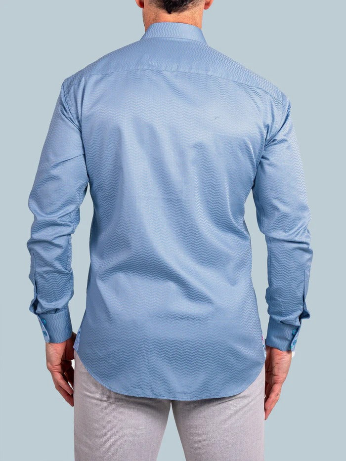 Maceoo Stretch Shirt | Eins Ascension0053 Grey