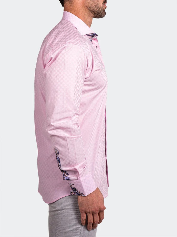 Maceoo Stretch Shirt | Eins Ascension0089 Pink