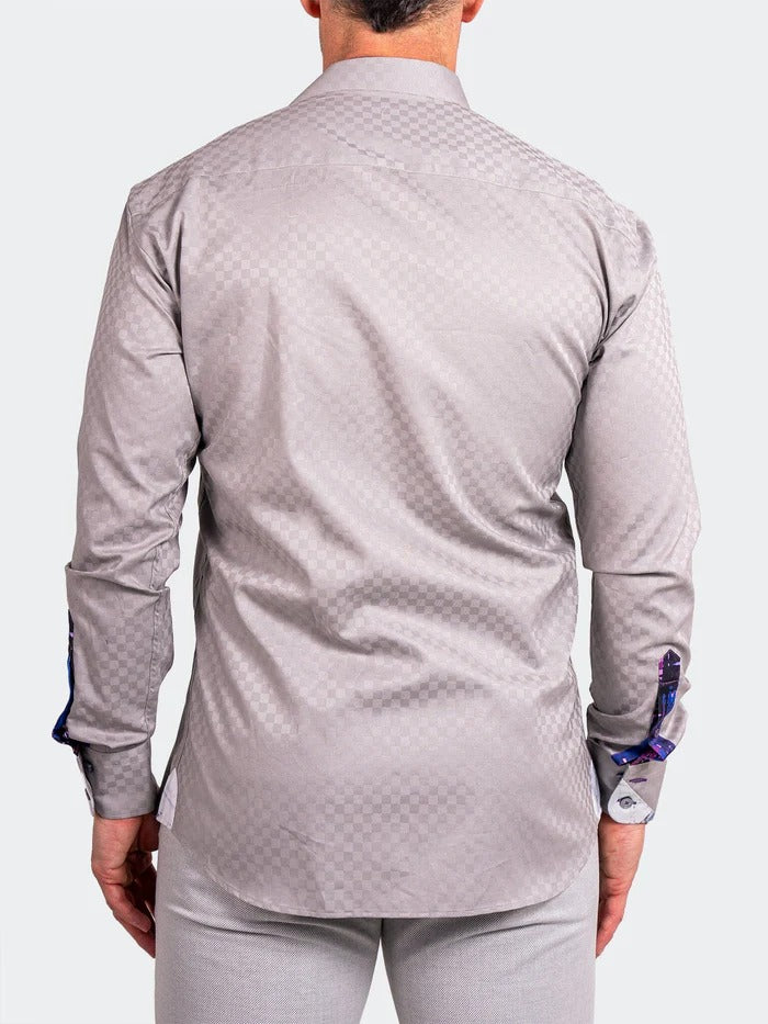 Maceoo Stretch Shirt | Eins Ascension0090 Grey