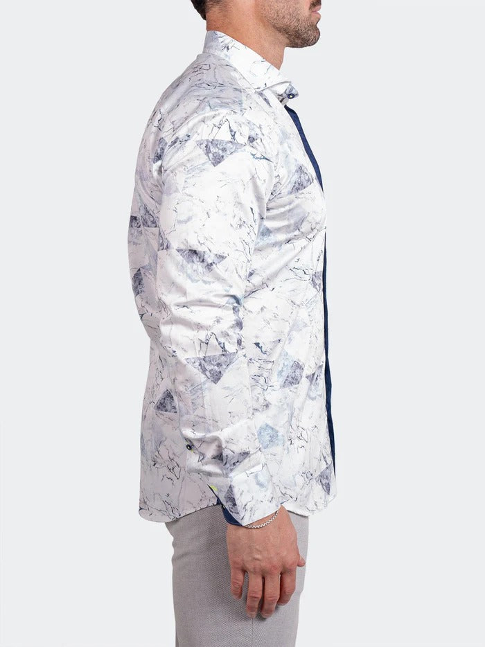 Maceoo Stretch Shirt | Eins Ascension0212 White