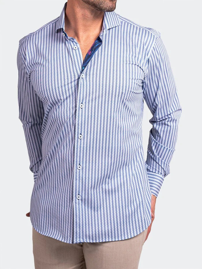 Maceoo Stretch Shirt | Einstein StretchAscension3303 White