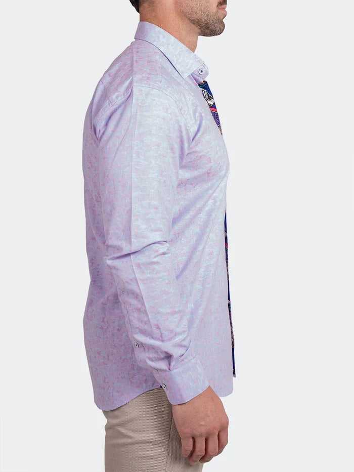 Maceoo Stretch Shirt | Fibonacci Ascension0082 Pink