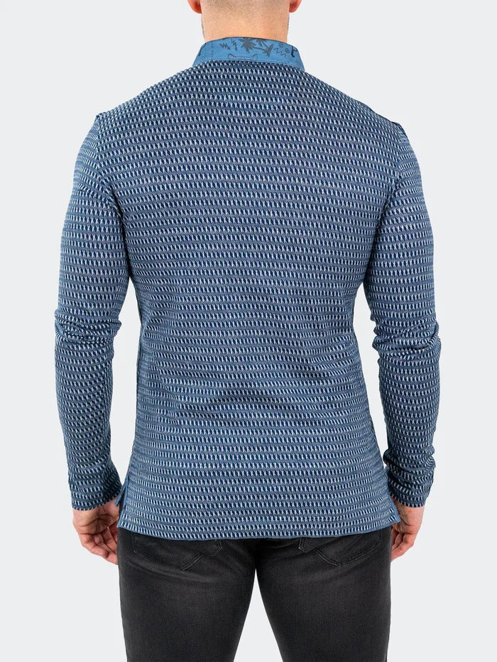 Maceoo Stretch Polos | Polo NewtonArrow Navy