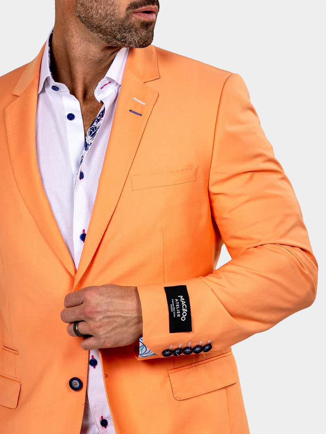 Maceoo Blazer | Blazer Socrate Marthyr005 Orange