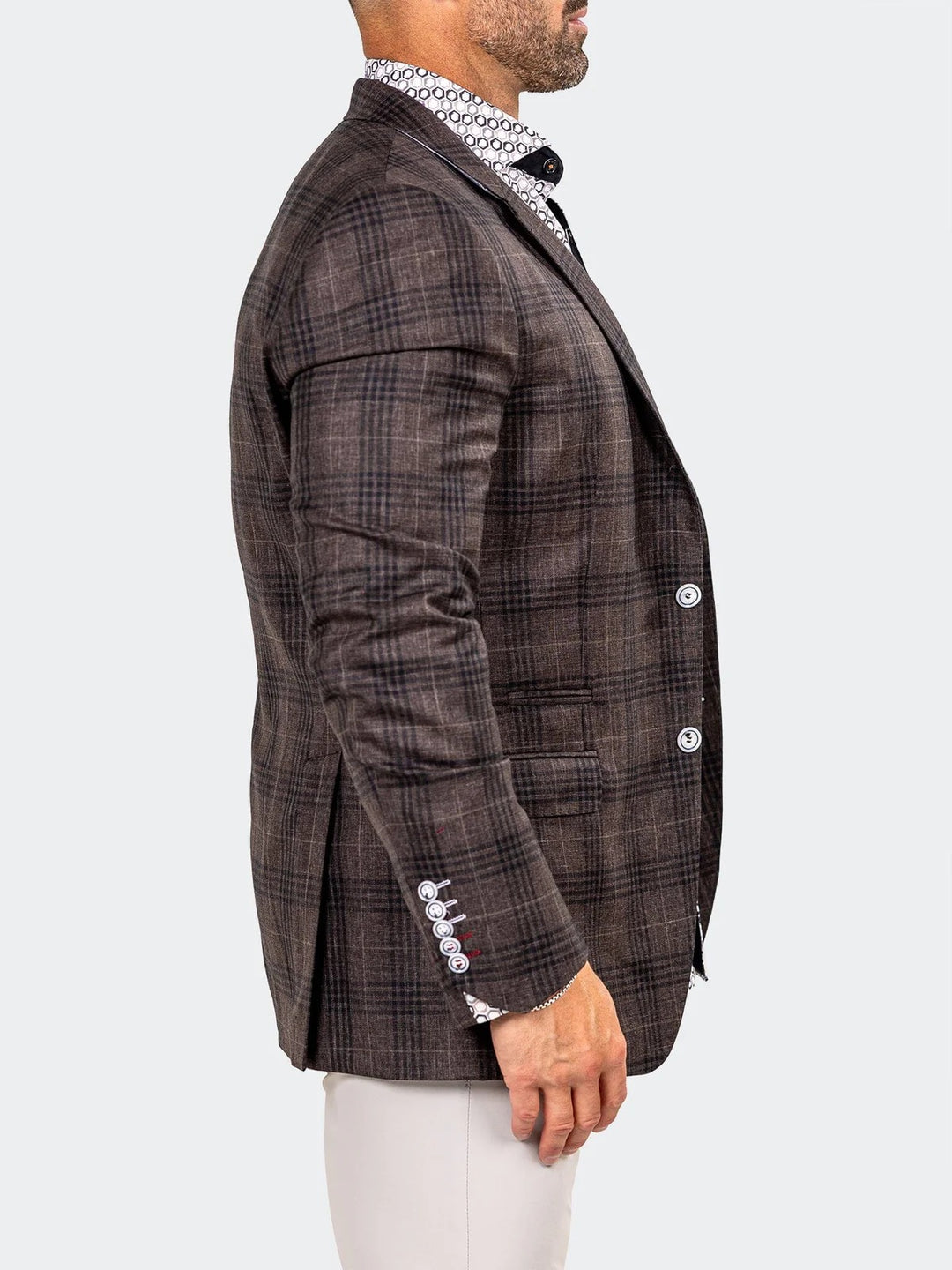 Maceoo Blazer | Blazer Socrate Marthyr017 Brown