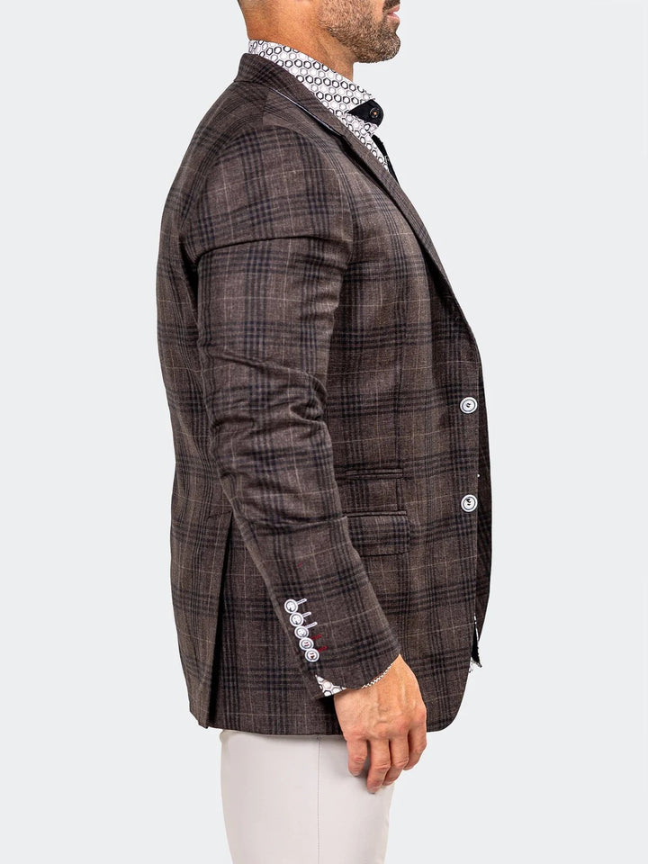 Maceoo Blazer | Blazer Socrate Marthyr017 Brown