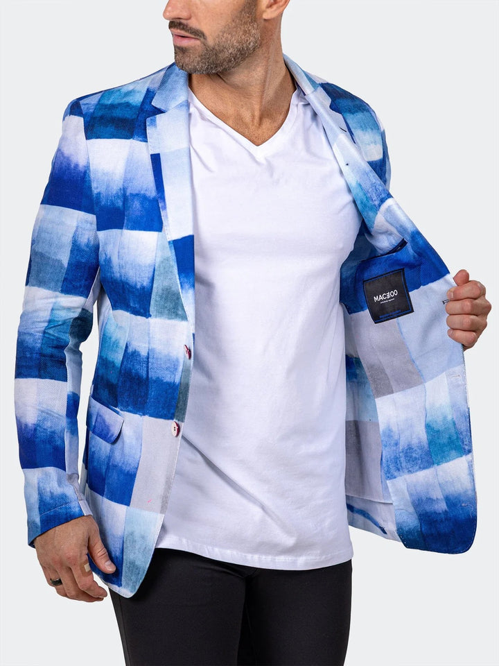 Maceoo Blazer | Blazer Uncostructed Marthyr021 Blue