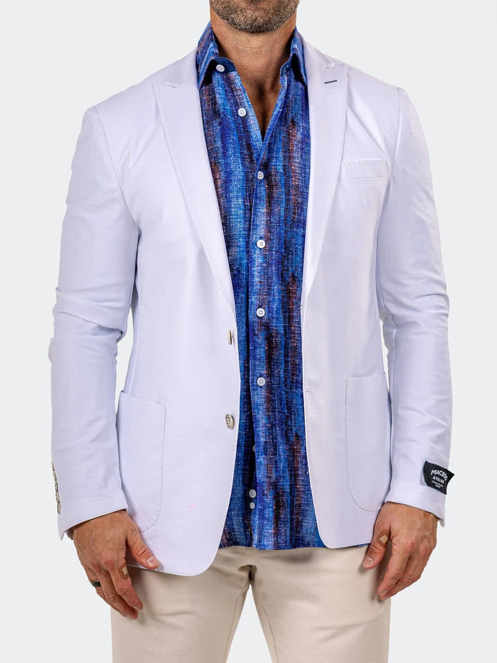 Maceoo Blazer | Blazer Uncostructed Marthyr030 White