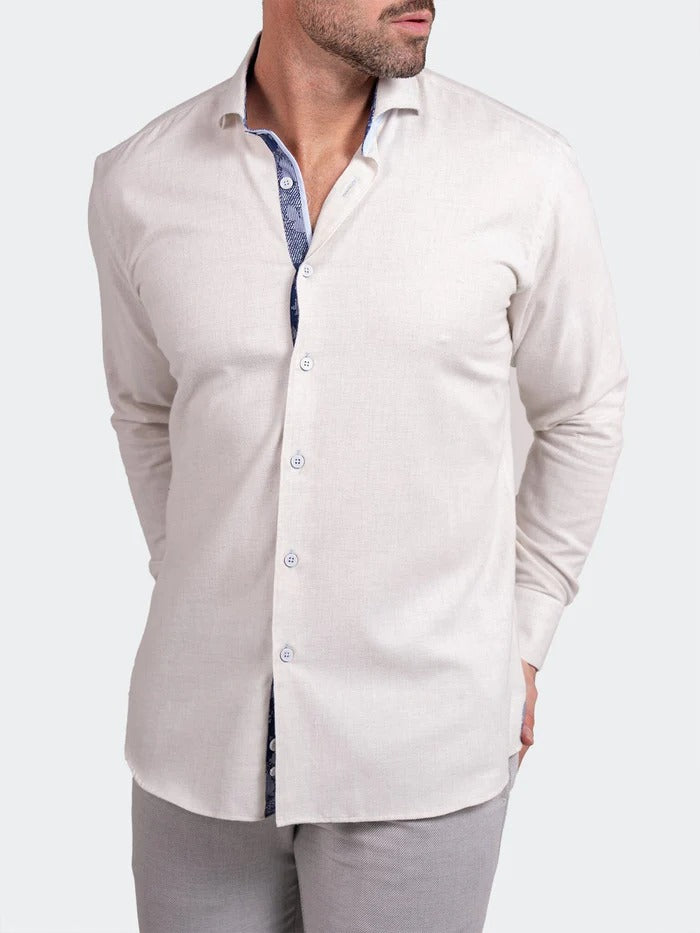 Maceoo Stretch Shirt | Eins Ascension0039 White