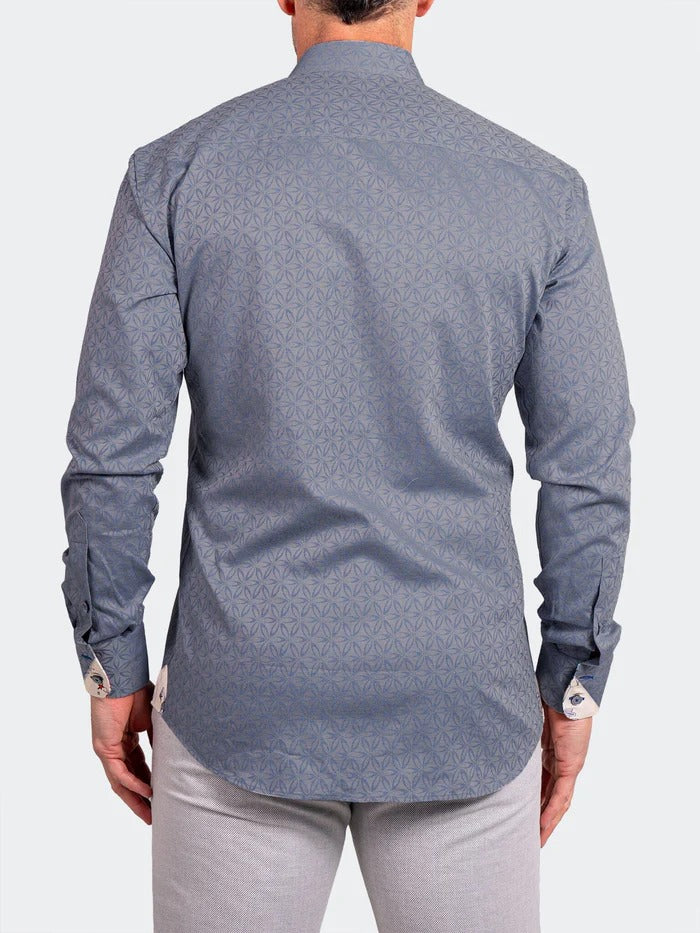 Maceoo Stretch Shirt | Eins Ascension0046 Grey