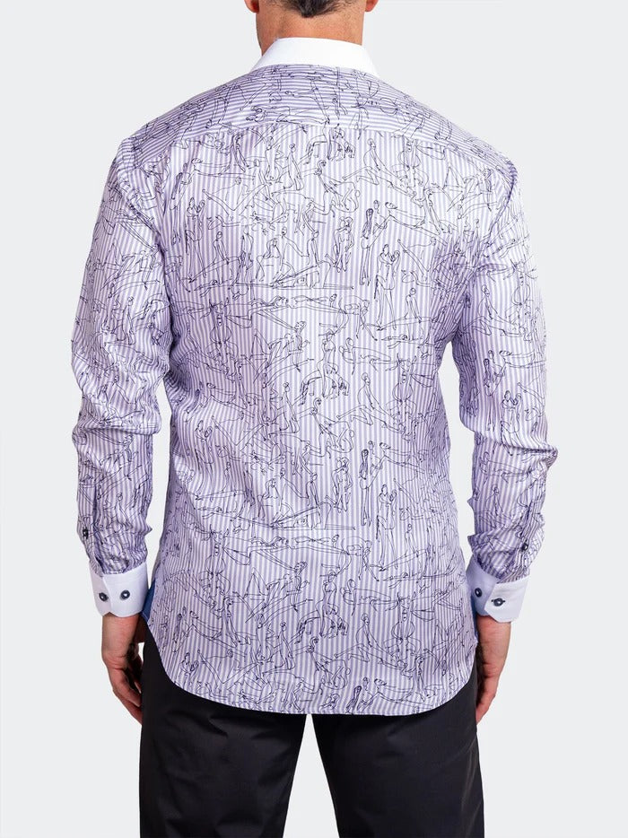 Maceoo Stretch Shirt | Eins Ascension0203 White