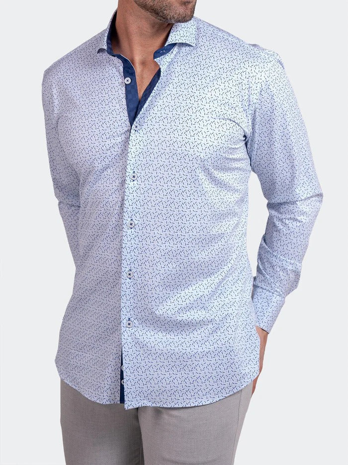 Maceoo Stretch Shirt | Eins StretchAscension3261 White