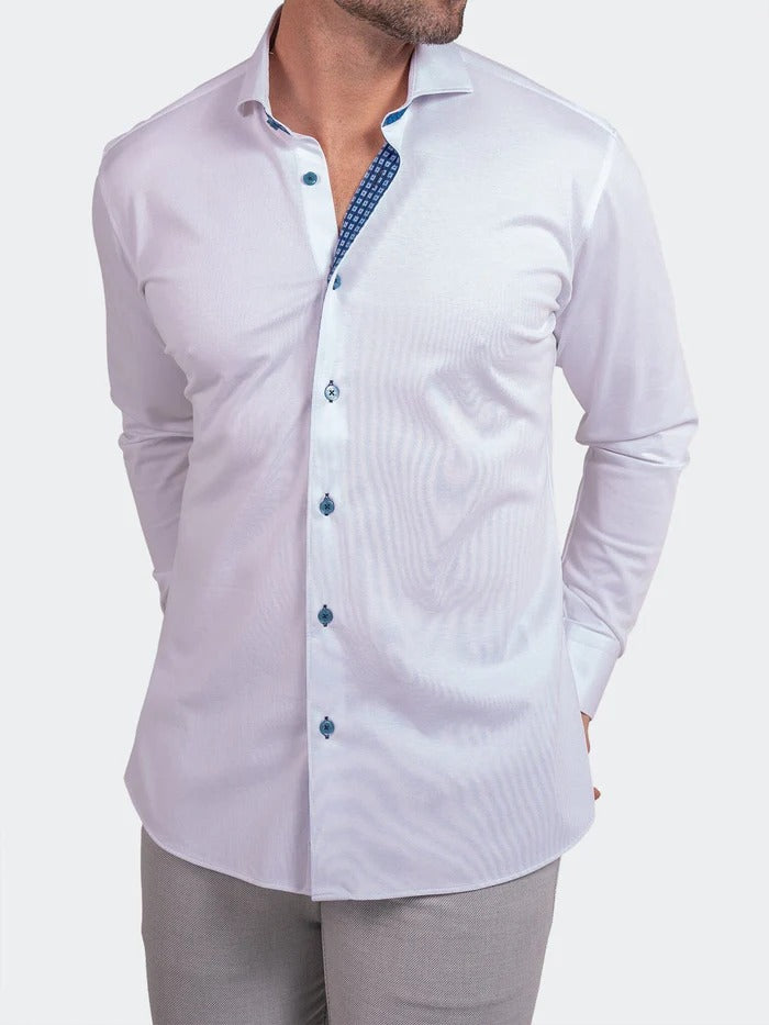 Maceoo Stretch Shirt | Einstein StretchAscension3302 White