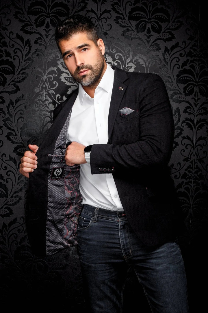 Au Noir Stretch Blazer | Blazer Hawke Black