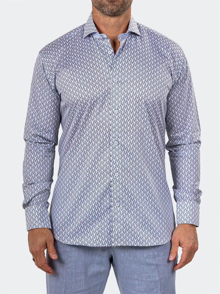 Maceoo Stretch Shirt | Eins Marthyr0245 White