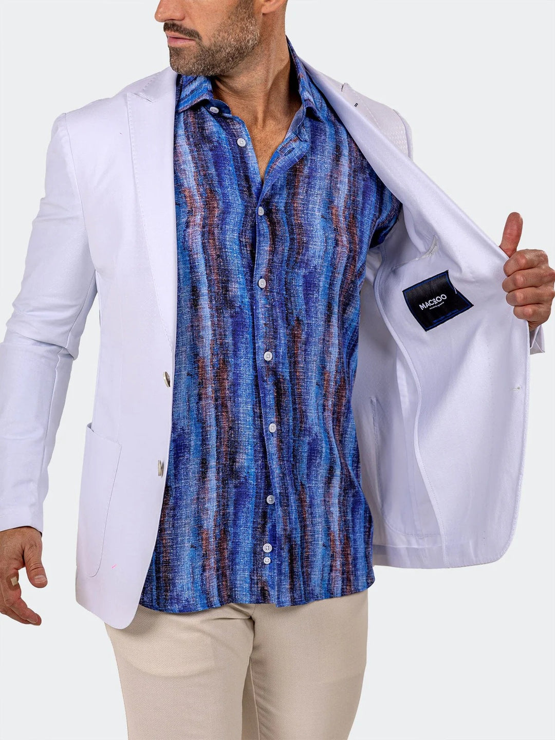 Maceoo Blazer | Blazer Uncostructed Marthyr030 White