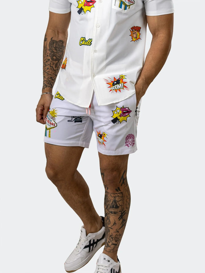 Maceoo Stretch Swimwear | Swim Marthyr0439 White