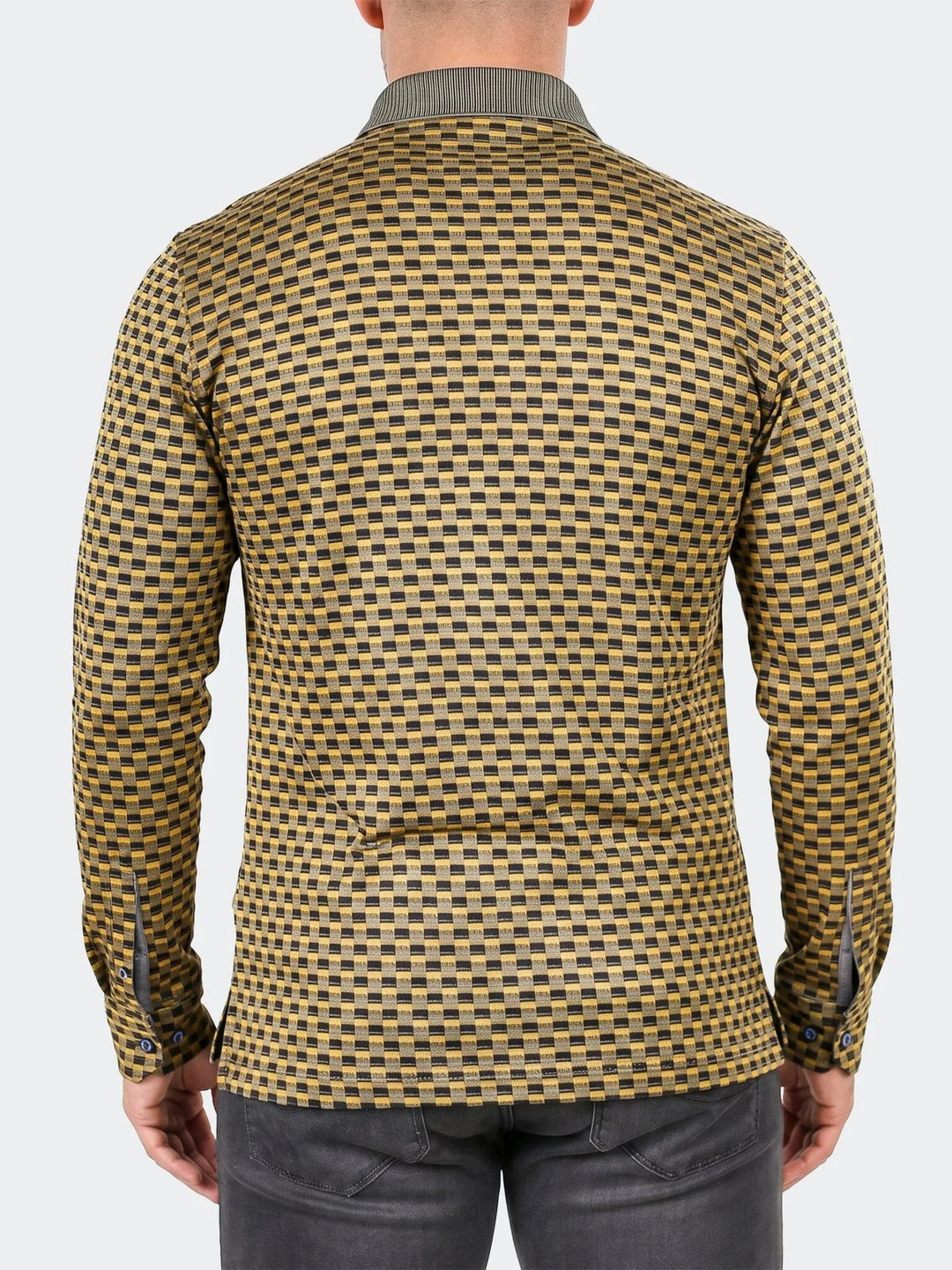 Maceoo Stretch Polos | Polo KnitRib Unknown003 Yellow
