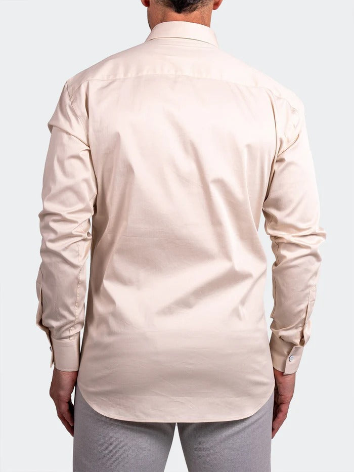 Maceoo Stretch Shirt | Blacklabel Softstretch Ascension0011 Brown