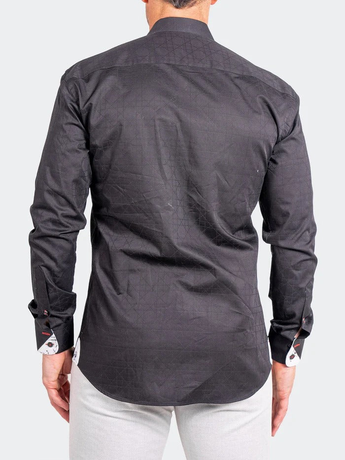 Maceoo Stretch Shirt | Eins Ascension0028 Black