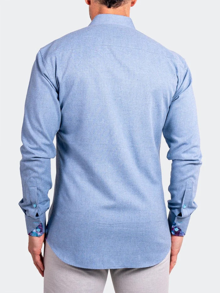 Maceoo Stretch Shirt | Eins Ascension0042 Blue