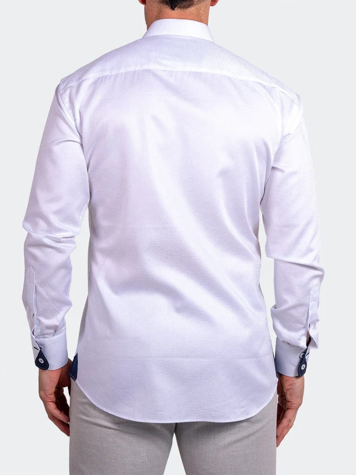Maceoo Stretch Shirt | Eins Ascension0048 White