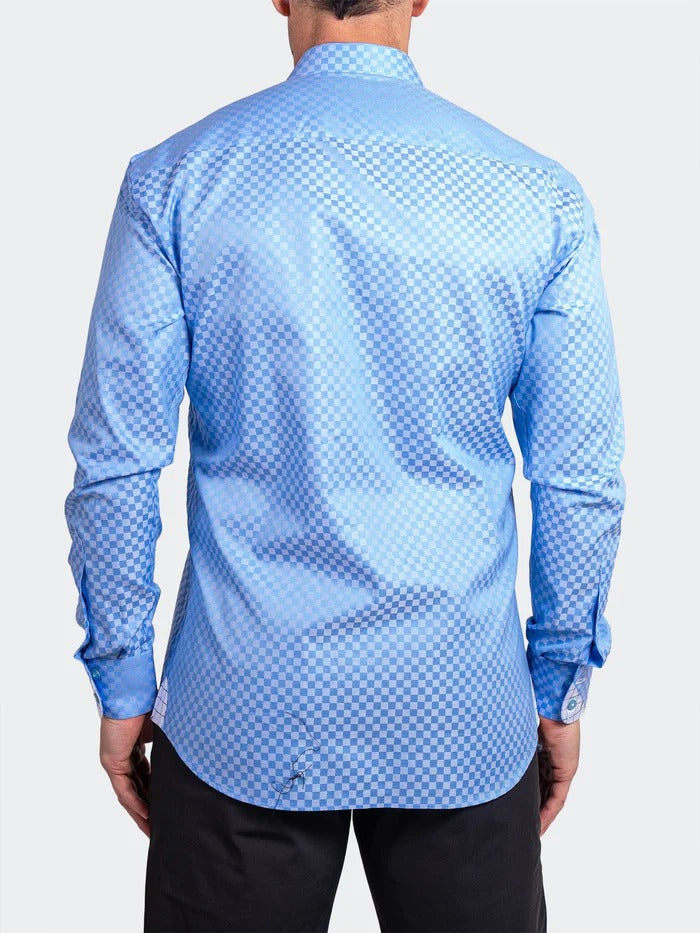 Maceoo Stretch Shirt | Eins Ascension0087 Blue