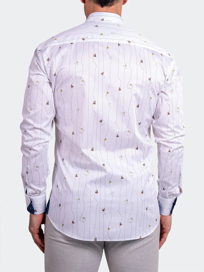 Maceoo Stretch Shirt | Eins Ascension0211 White
