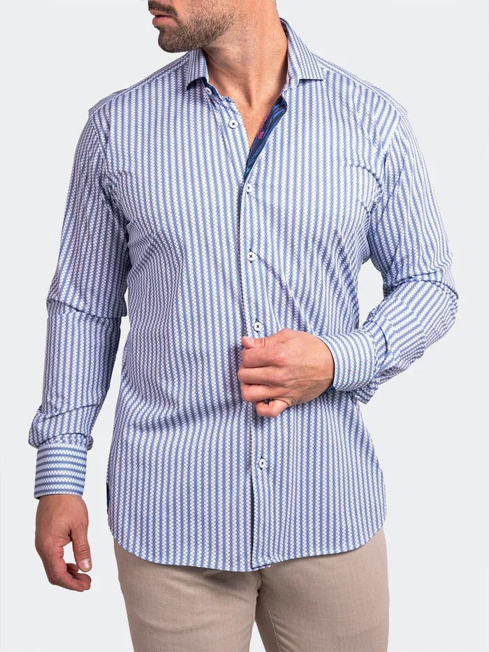 Maceoo Stretch Shirt | Einstein StretchAscension3303 White