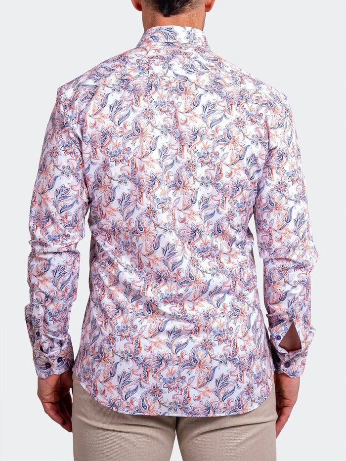 Maceoo Stretch Shirt | Fibonacci Stretch Ascension3267 White